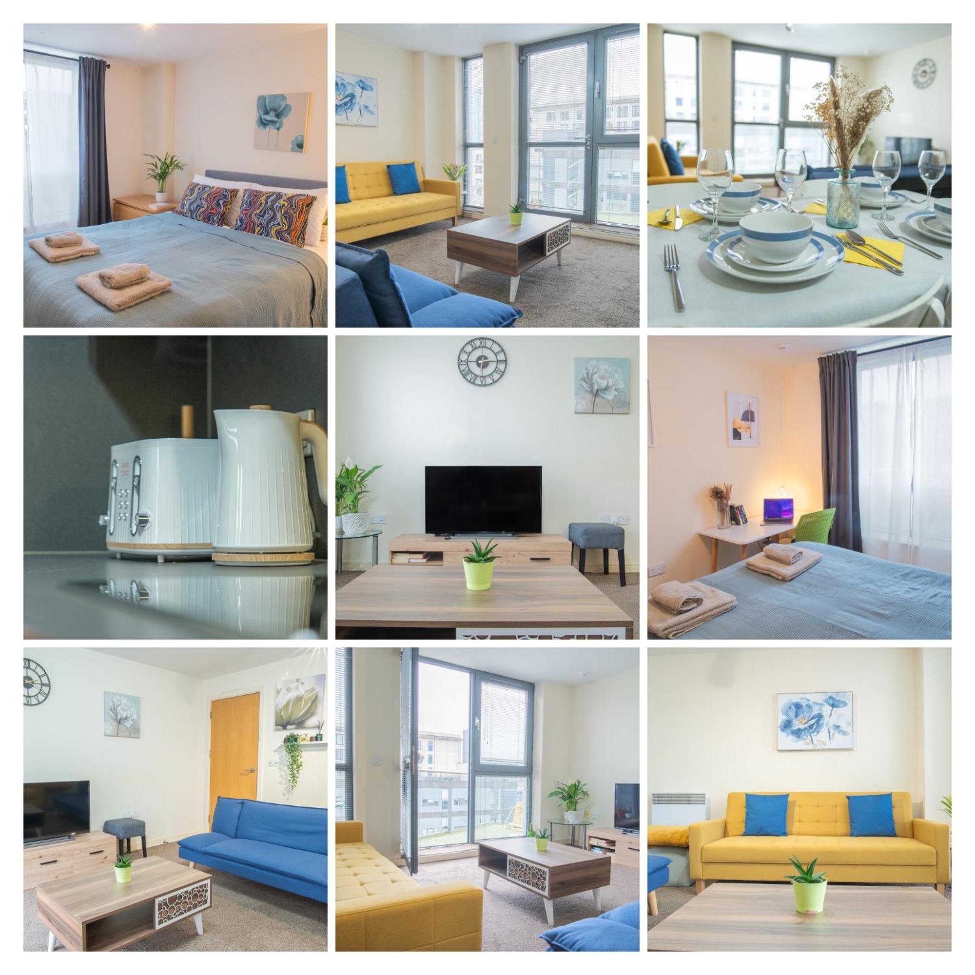 Stay In Our Stylish Flat! & Secure Building & Sleeps Up To 4 Birmingham Eksteriør bilde